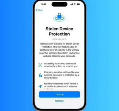 长岛苹果授权维修店分享被盗设备保护功能开启方法 
