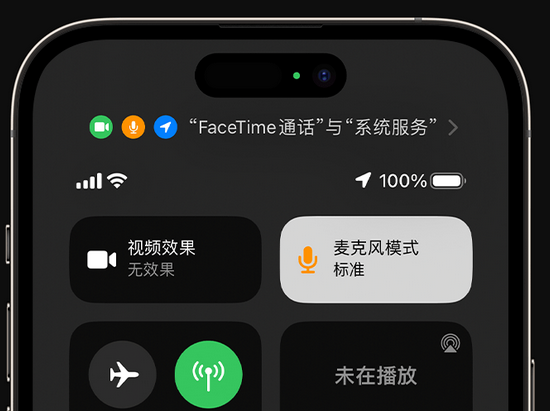 长岛苹果授权维修网点分享iPhone在通话时让你的声音更清晰 